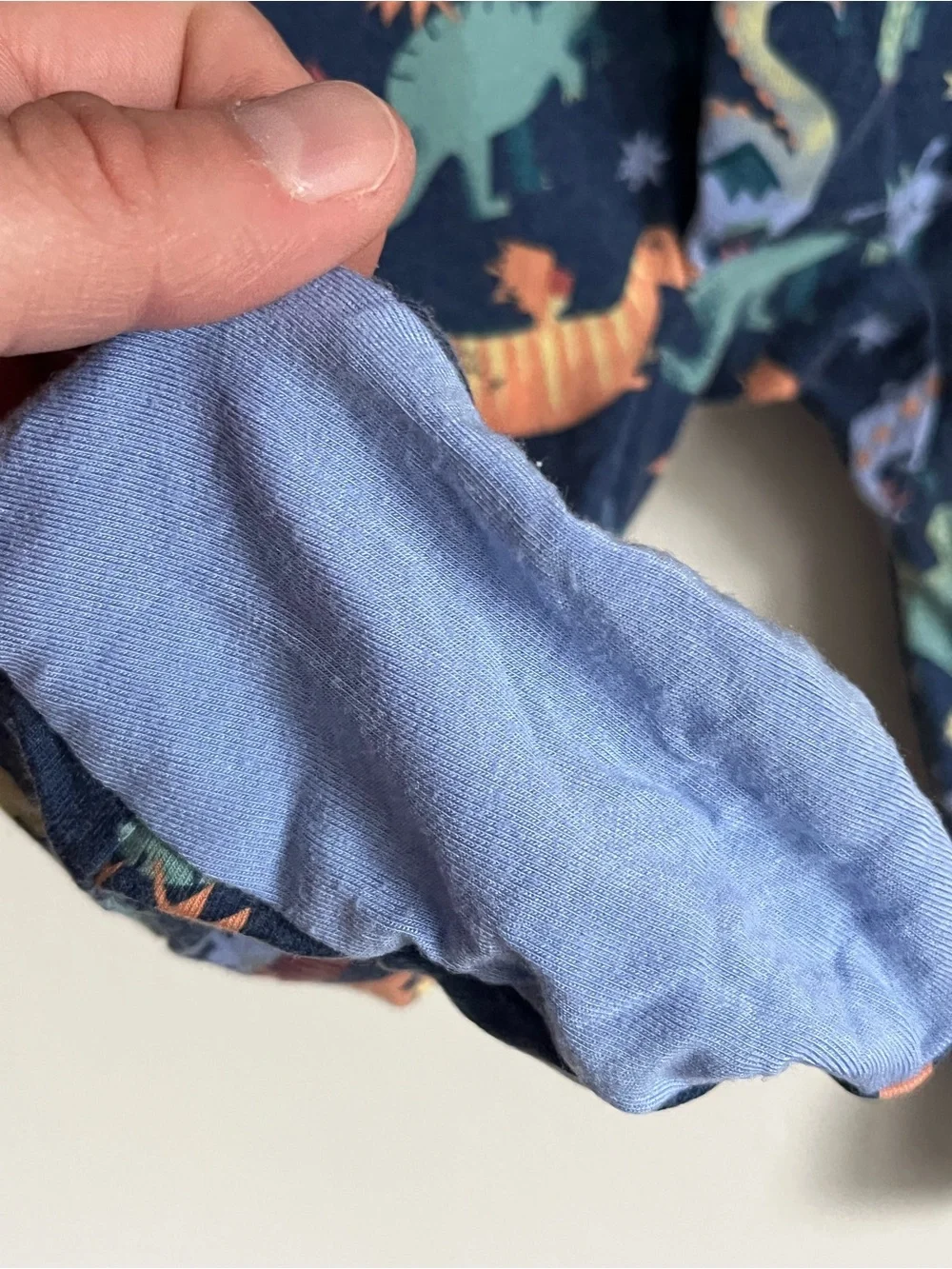 Magnetic Me Navy Dino Print Footed One-Piece size 3-6 months